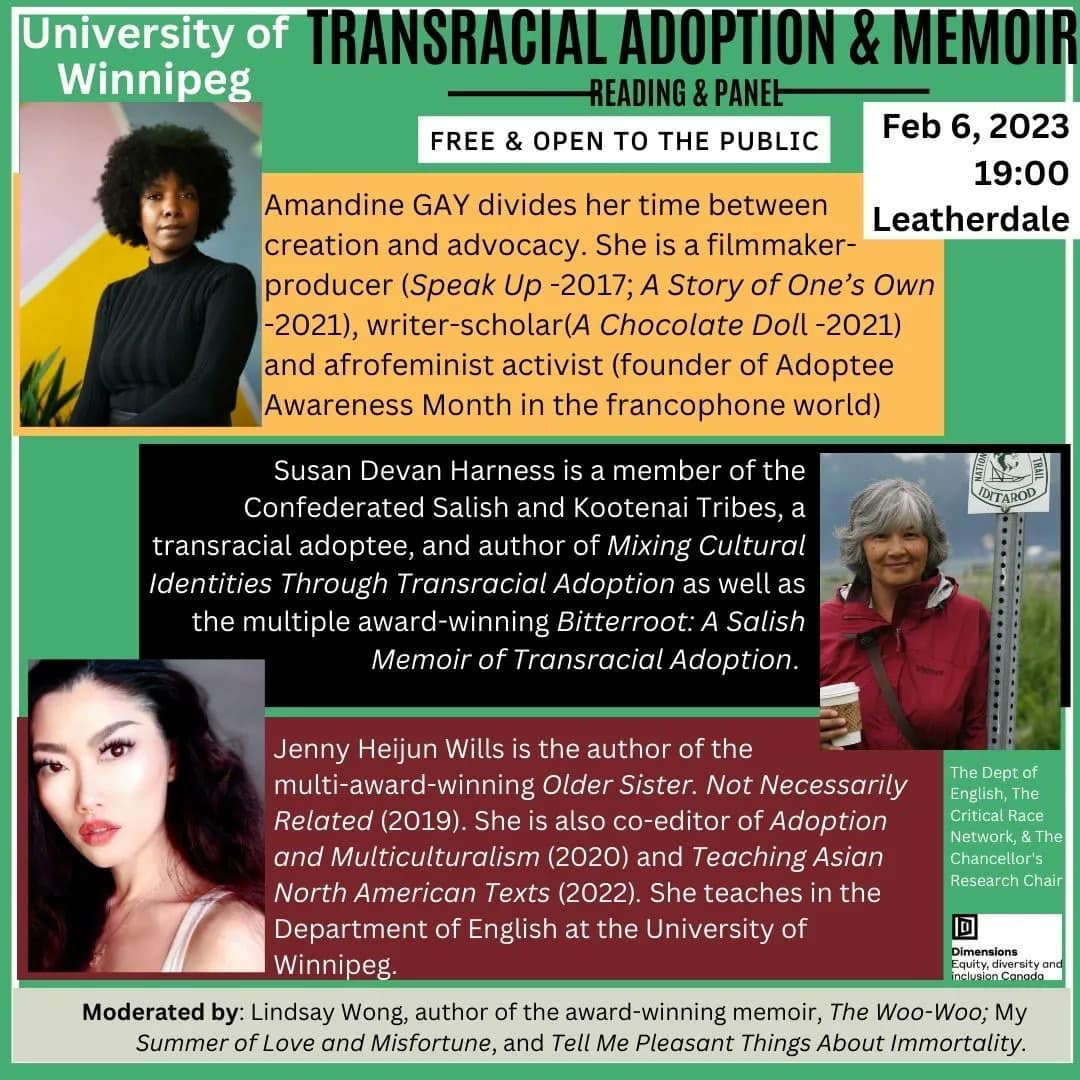 Panel sur les Mémoires d’Adoptées Transraciales