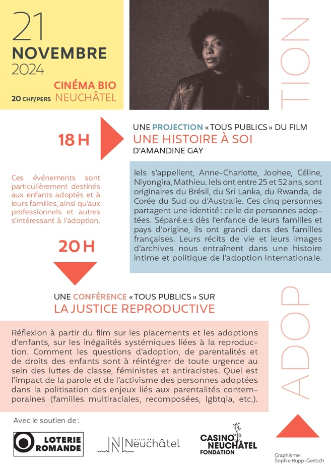 Projection-débat « Une histoire à soi » + conférence sur la justice reproductive -CERFASY