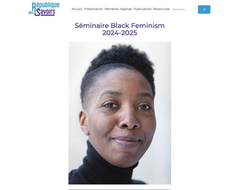 Séminaire Black Feminism 2024-2025