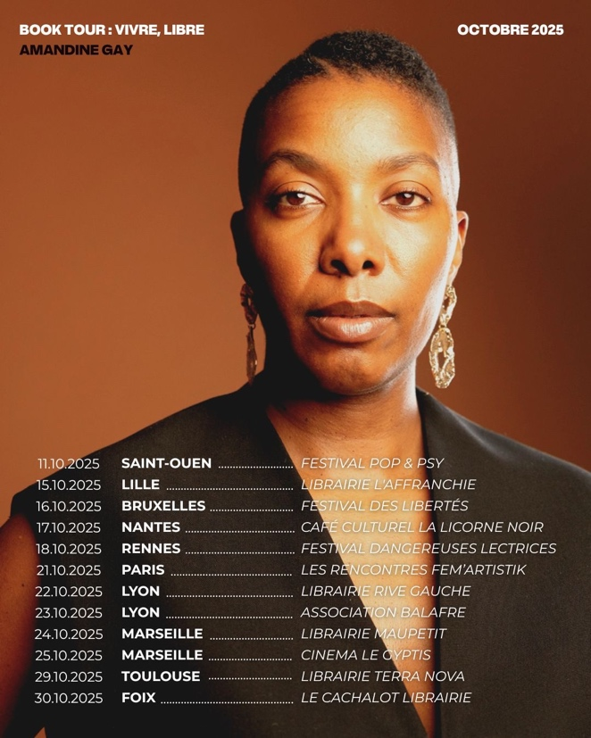 VIVRE, LIBRE – October bookshop tour