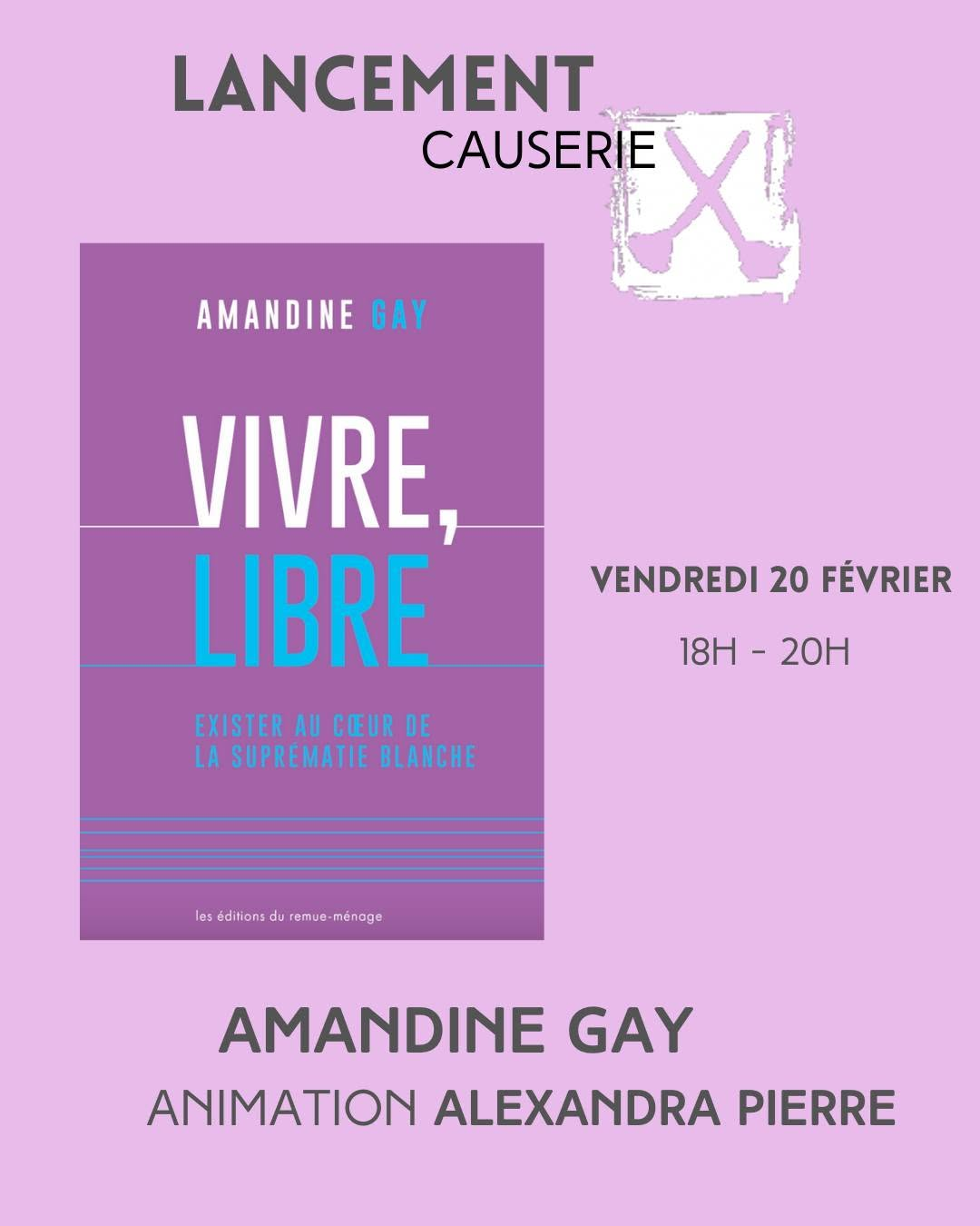 Lancement et causerie – Librairie Un Livre À Soi