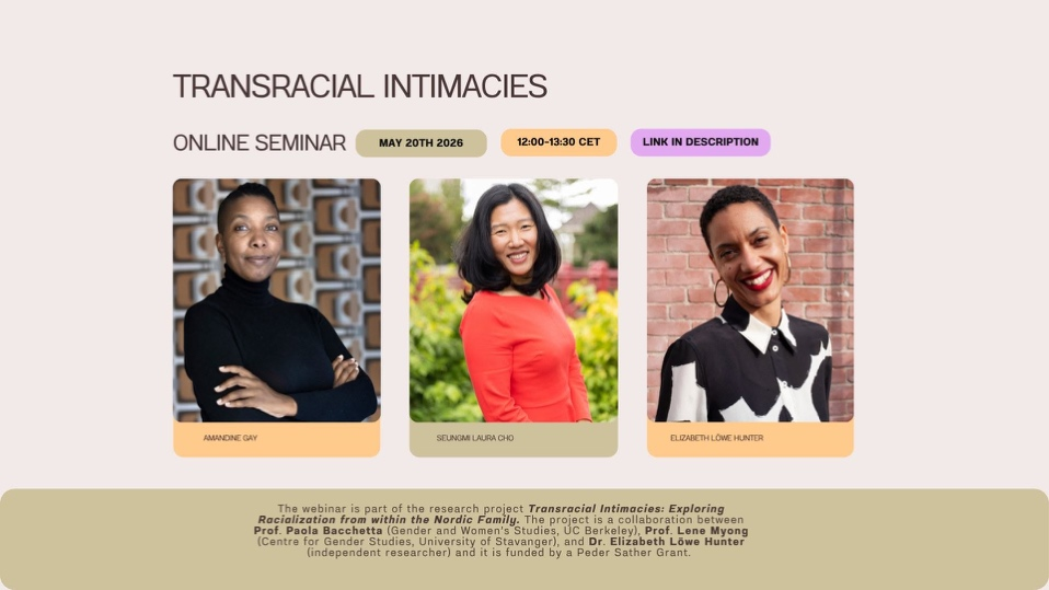Online panel « Transracial Intimacies »